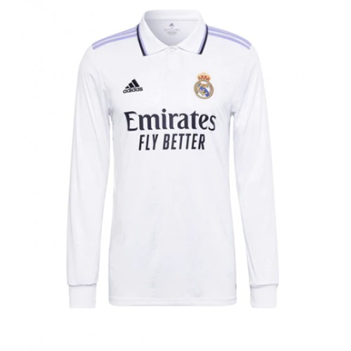 Real Madrid Karim Benzema #9 Hjemmedrakt 2022-23 Langermet Real Madrid Karim Benzema #9 Hjemmedrakt 2022-23 Langermet